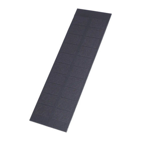 Two Pack Quick Charging 1W 5V Solar Panels for Small DIY Projects Monocrystalline Silicon Solar Cells in dark, slim design.