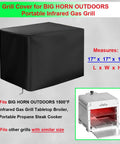 Infrared Grill Cover For Big Horn Outdoors Portable Infrared Gas Grill 600D Heavy Duty Waterproof Dustproof Shield on grill