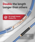 Pro Grade 4:1 Heat Shrink Tubing Kit With 3.54 Inch Extra Length showcasing double length advantage