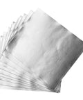 Leak Proof Aluminum Repair Patches For Pots And Pans 10 Sheet Kit Easy To Use Adhesive No Tools Required Cookware Repair Tape Durable Aluminum Foil Patch To Stop Leaks Fast, showing a stack of aluminum patches.