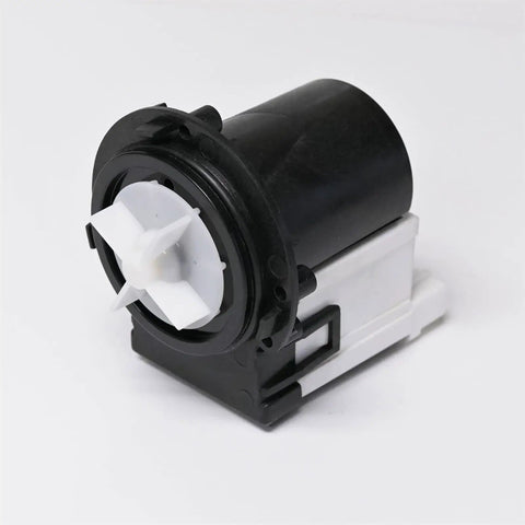 Electric-Powered Washing Machine Drain Pump Assembly 120V 8.5W 1.4A Heavy-Duty DIY Friendly Replacement Part For Laundry Water Evacuation Replaces AP5328388 PS4579318 AH3579318 Wear-Resistant Vinyl Housing, black vinyl housing
