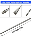 Line boring bar, 1500mm length, high-strength alloy steel for excavator repair