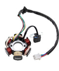 GY6 6 Coil 5 Wire AC Stator Magneto For 125cc 150cc ATVs Go Karts Scooters Mopeds UTVs And Dune Buggy Replacement Alternator.