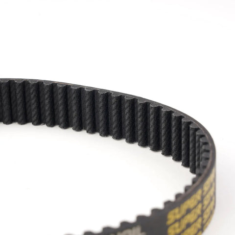 Close-up of a single 2 Pack Skateboard Drive Belts Compatible With Meepo Voyager Envy Hurricane Carbon Hurricane Bamboo Flow NLS 15mm HTD 5M.