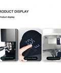 Automatic Coffee Tamper Machine With Adjustable Electrical Pressure Control For 58Mm Portafilters LCD touch display and automatic sensor.
