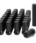 Beefy Black M14x1.5 Spline Lug Nuts Set 2In Long With 60 Degree Taper Includes