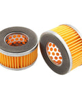 Two Pack Replacement Air Filter Elements For Air Compressors Intake Paper Filters Type 1 2.55 Inch OD 1.45 Inch ID 1.59 Inch High