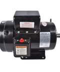 Heavy Duty 5 Hp Electric Compressor Motor Single Phase 208 To 230 Volt 1725 Rpm Reversible Drive Unit With Odtf Enclosure And 184T Mount.