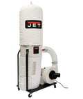 Heavy Duty Vortex Cone Dust Collector With 30 Micron Filter And 2 Horsepower Motor Pulls A Smooth 1200 Cubic Feet Per Minute for Garage Shops.