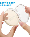 Hands holding Ready To Use Prepoured Sterile Petri Dishes 70mm With Nutrient Agar And Lids Individually Wrapped For Mold Testing