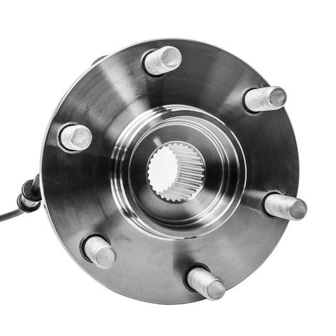 Wheel Hub And Bearing Assembly For Left Or Right Fits Xterra Frontier Pathfinder Equator And Suzuki AUQDD 515065 6 Lug With ABS 4X4 Bolt On Durable Replacement Part Easy Install Maintenance Free OEM Grade