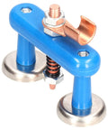 Heavy Duty Magnetic Welding Support Clamp With 36mm Spring Design features strong aluminum alloy and copper build, showcasing close-up details.