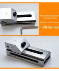 Pro Grade High Precision Quick Acting Milling Vise With Flat Jaws For Grinding And Milling Fixtures Adjustable Jaw Width From 2 In To 2.5 In Easy Clamp For Small To Large Parts Suitable For Hardware Stores. alloy steel vise, HRC58-62