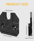Product dimensions of Dodge Ram 1500 Sun Visor Repair Kit Heavy Duty Aluminum Clip Replacement U Shaped Visor Clip
