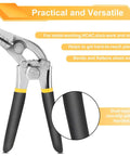 Sheet Metal Bender Pliers With 3 Inch Offset Jaw And Seven And A Half Cm Long Jaw ergonomic handles