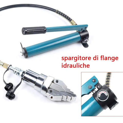Heavy Duty Hydraulic Flange Spreader With Pump Set Lightweight Portable Pipe Expander For Tight Spots Smooth Parallel Action No Drama Reliable Workhorse Tool