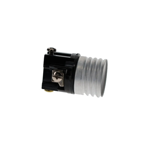 Three Terminal Medium Base Turn Knob Socket Interior For Lamps Edison E26 Base Thirteen Sixteenths Inch Mandrel UL Recognized