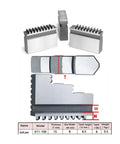 Go-To Pro Grade Soft Jaw Set For Lathe Chuck With Internal And External Jaws 3 Jaw Fits 80mm And 100mm Chucks K11 100 Soft Jaw Replacement Kit shown with dimensions and details