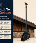 Heavy Duty Adjustable Roof Sprinkler System for Wildfire Protection featuring stainless steel design and brass adaptor.