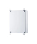Rugged IP65 Weatherproof Steel Electrical Enclosure Box, Wall Mount With Mounting Plate And Bracket, 16 X 12 X 6 Inches, NEMA 4 Rated for outdoor use