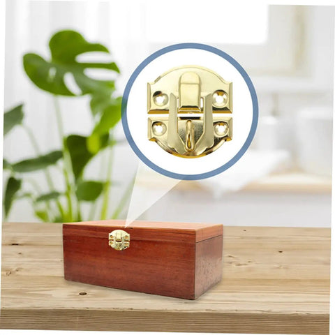 Dope Vintage Style Wooden Box Latches Set 30 Pack Iron Hasp Drawer Locks Retro Hardware Kit For Jewelry Boxes And Cabinets