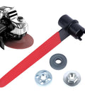 Dual Head Angle Grinder Wrench With Four Claw End And Hex Socket For Quick Accessory Swaps Pro Grade Multi Function Grinder