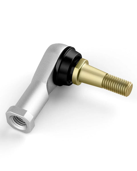 Tie Rod End Replacement Kit For EZGO TXT Golf Cart 2001 Up Electric And Gas, 2-Piece Ball Joint Set For Driver And Passenger Sides, Heavy Duty Aluminum And Steel Construction, OEM 70902-G01 70902-G02, close-up