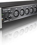 Rackmount USB Audio And MIDI Interface For Recording With 16 Mic Or Line Inputs And 8 Outputs, Eight Ultra HDDA Preamps, Black