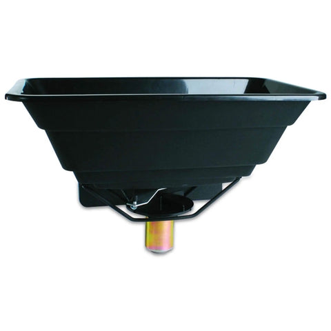 ATV Food Plot Spreader With 50 Lb Capacity, Hopper Cover To Protect Seed And Fertilizer, Heavy Duty 12 Volt Motor, Adjustable Shut Off, Universal Mounting For Most ATVs, Spreads Seed Or Fertilizer