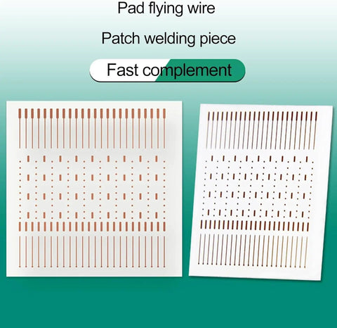Sheets from No Trace 208 Soldering Lugs Kit for Mobile Phone Repair and PCB Spot Welding