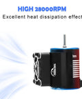 Beefed Up Waterproof BL3650 3900KV Brushless Motor With 3.175mm Shaft, 60A ESC, Heatsink, And Programming Card showing heat dissipation