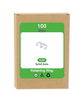 Box of 100 Pack External Retaining Rings 2mm 304 Stainless Steel E Clip Circlips Snap Rings for valves and electrical appliances.