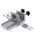 Pro DIY Dowel Jig Kit For Woodworking 3 In 1 Panel Handheld Tool with 600mm Positioning Rod, aluminum, adjustable side holes