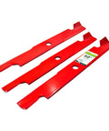 Heavy Duty 3 Blade Set For 60 Inch Exmark Mowers Replaces OEM Parts Fits CT Front Runner Laser HP Laser Z XP Laser Z XS Phaser