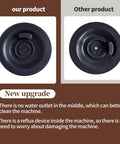 Front view: 2-pack 54mm black espresso backflush discs for Breville BES870XL/BES878BSS/BES880/BES840XL/BES810BSS