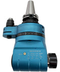 Knockout Grip Cat40 Er32 Collet Chuck Built Rock Solid With Flex Free Aerospace Aluminum Housing angled view for CNC milling projects.