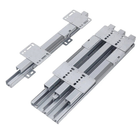Heavy Duty 22 Inch Drawer Slides Full Extension Rails Made From Cold Rolled Steel With Galvanized Finish For Kitchen Cabinets, Rust Resistant, Built To Last, Durable Metal Rails For Organized Storage