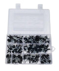 200 Piece Black Aluminum Blind Rivet Kit With Storage Case, Your Go To Auto And Furniture Repair Rivet Set, 8mm To 18mm Size Range, Durable Aluminum Alloy Construction, Handy Quick Fix For Projects in organized case
