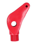 Heavy Duty 90 To 180 Degree Conduit Bending Tool Manual Pipe Bender Cast Iron Tube Former end piece in red for precise bends.