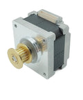 12V DC Nema 16 Stepper Motor With 39mm Frame 0.2N.m Torque 1.8 Degree Step 0.7A 2 Phase 4 Wire For CNC Machining And DIY Projects Includes 20 Tooth MXL Synchronous Pulley Wheel 5mm Shaft, with pulley