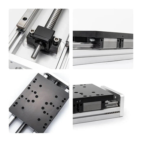 Pro Grade Linear Guide Ball Screw Slide Module Rocking Premium Actuator Rail Config for Garage Labs and Industrial Builds close-up.