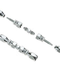 Hydraulic Hose Repair Kit Two Pack One Quarter Inch Inner Diameter Reusable Field Fittings For SAE 100R5 Braided Hoses