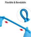Hands bending 1.7m Internal Cable Damper Sleeve for Bike Frame 6mm Foam Inner Damper, flexible and bendable, blue color