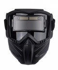 0.1ms Auto Darkening Welding Helmet With True Color Large Viewing Screen And Adjustable Headband front view
