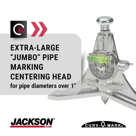 Pipe Marker Centering Tool With Eight Inch Y Type Head For Center Lines And Angle Marks In Pipes And Tanks Curv O Mark Jumbo 7