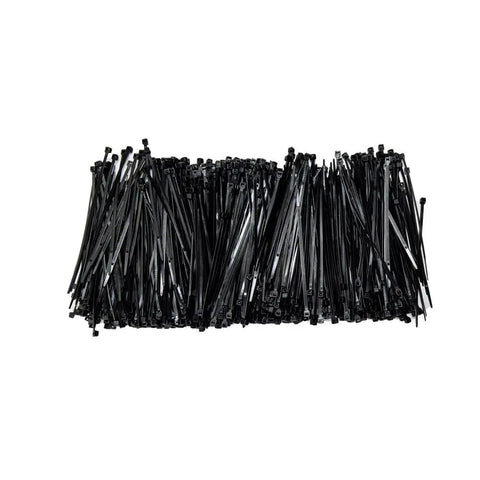 11 Inch Multi Purpose Zip Tie 75 Lb Tensile Strength UL 21S Listed Black 1000 Pack For Home Office And Garage Cable Management And Keep Cables Neat And Tidy In One Easy Wrap