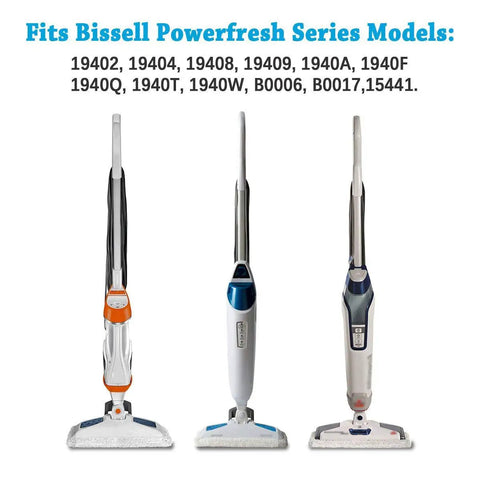 Replacement Steam Mop Pads For Bissell PowerFresh 2 Pack Microfiber Pads That Fit 1940 Series And 1440 1544 Models