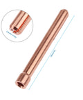 TIG Collet Tips And Bodies Kit For WP17 To WP26 Torch Series, 2.4mm copper replacement for Lincoln PTA, Miller Diamondback