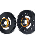 48P Spur Gear Set 48T And 55T For 1 16th Scale E Revo Slash Rally Summit Upgrade Beefy 40Cr Steel Lightweight Easy Install Drop In Fit Delivers Smooth Power And Stable Performance. 48T and 55T 40Cr steel spur gears for 1/16 RC trucks