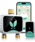 Smart WiFi Water Timer For Garden Hose With App Control No Fuss Setup 2 Zone Brass Inlet And Outlet Rain Delay Auto Modes